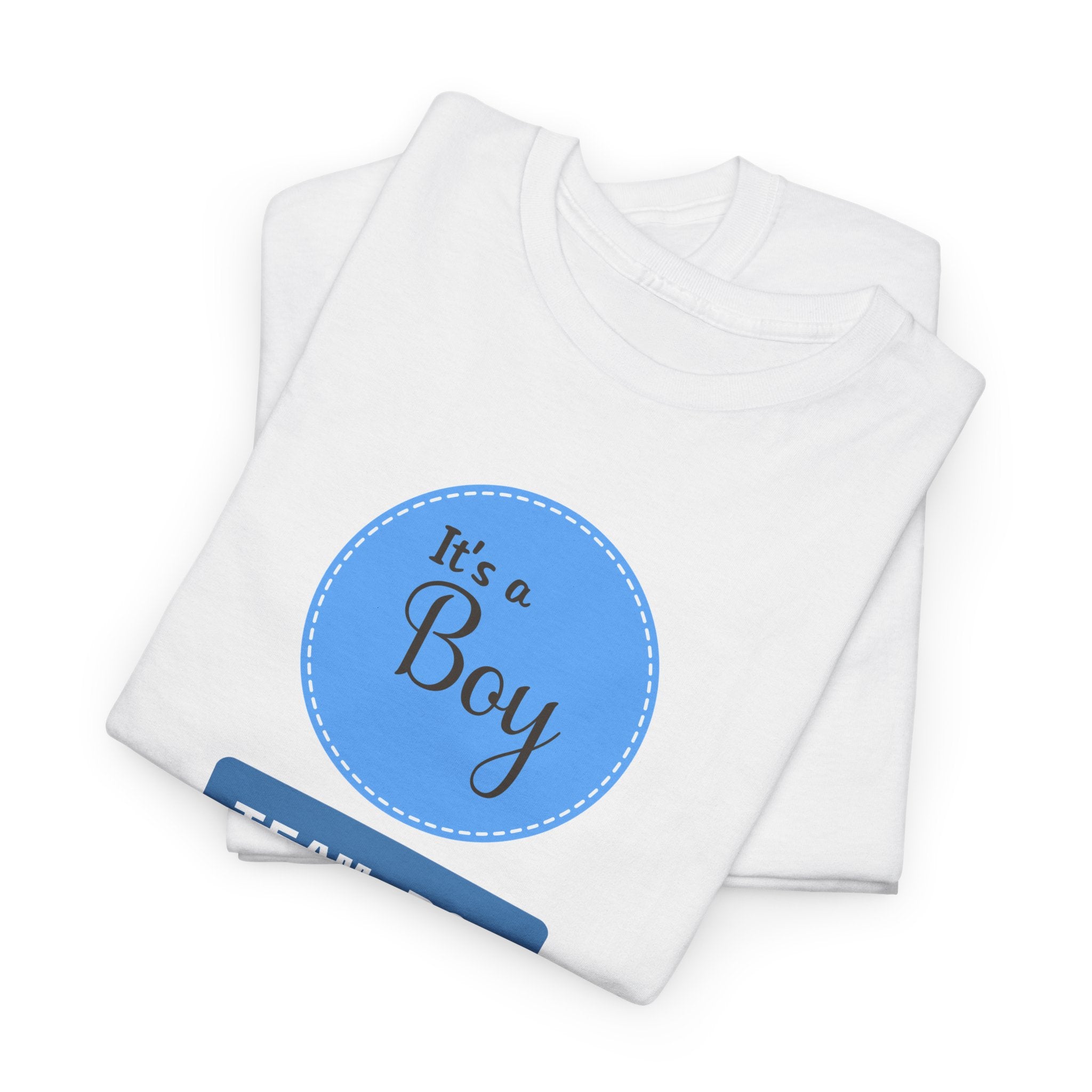 It’s a Boy "Team Boy" Baby Guess Tee — Gender Reveal/Newborn Announcement T-Shirt