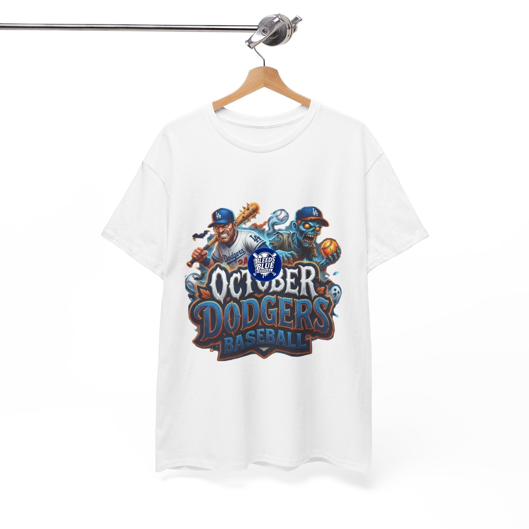October Playoff Spirit Dodgers Baseball T-Shirt