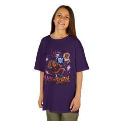 Kids Tee — Spooky 'Back to School' Monster Backpack Design