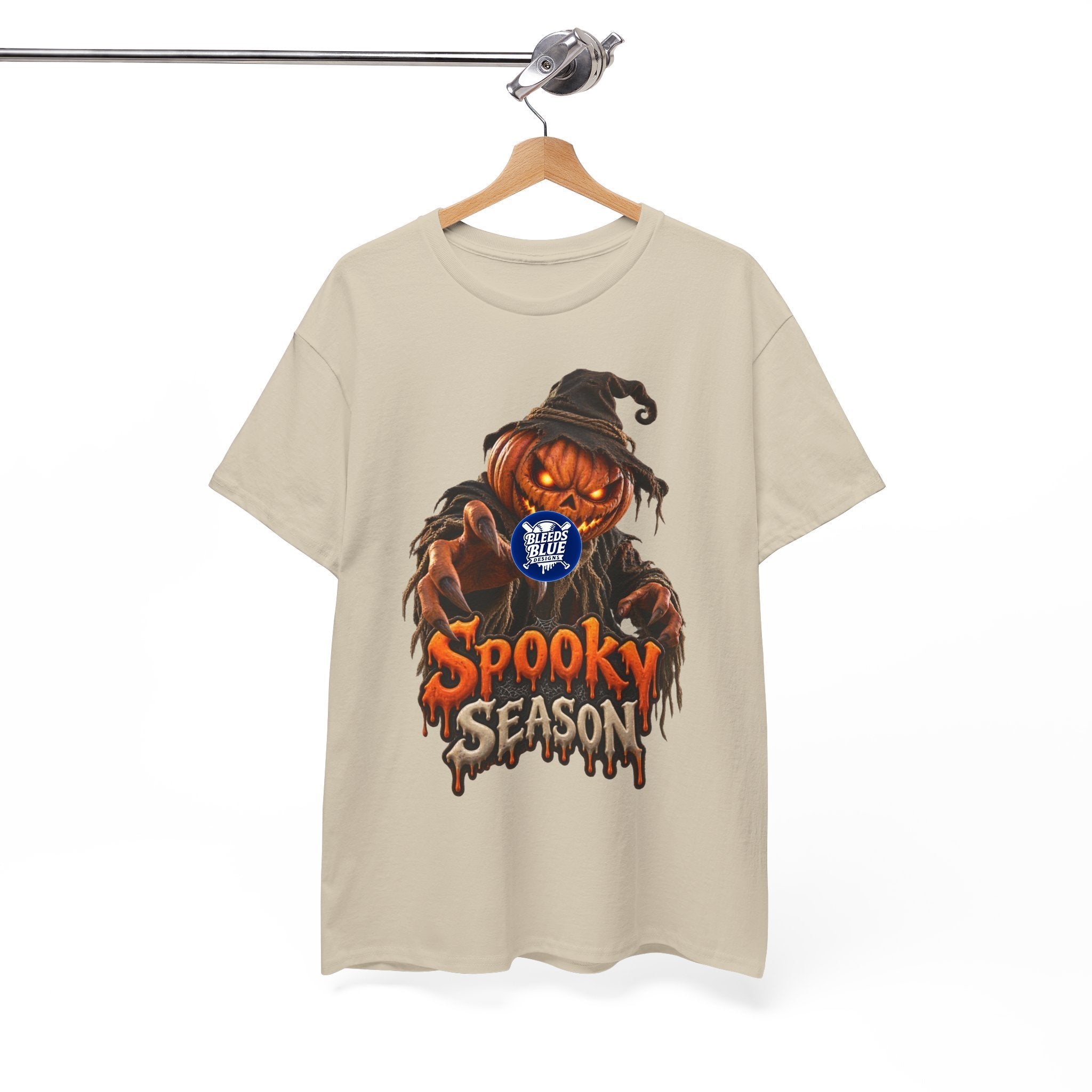 Spooky Season Pumpkin Head Scarecrow T-Shirt