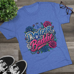 Dodger Baddie Roses Tee — Roses Dodgers Floral Fan Shirt