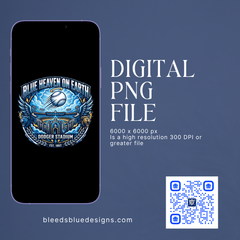 Dodgers Stadium Blue Heaven on Earth PNG | Digital Art (6000x6000)
