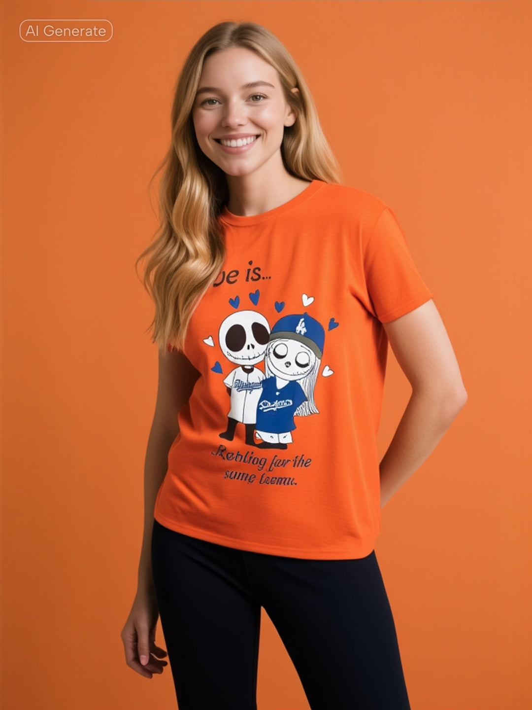 Halloween Spooky Couple Love Is Quote Tee Shirt - Unisex Heavy Cotton Casual Fit