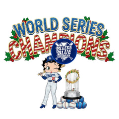 Holiday Betty Boop World Series Champion Dodgers PNG | Digital Art (6000x6000)