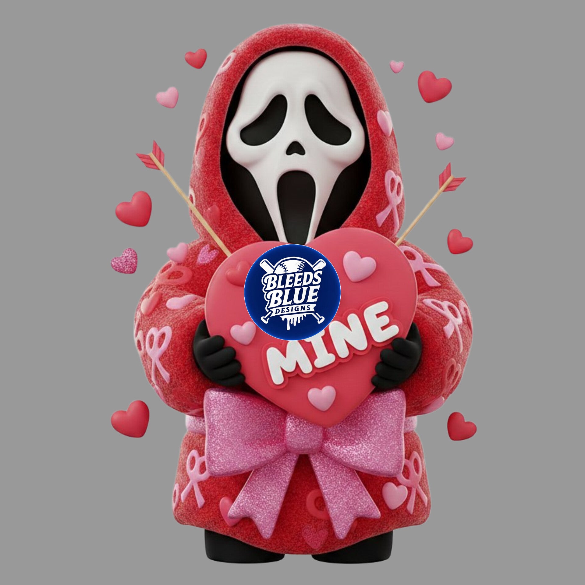 Mini Valentine Ghostface Be Mine PNG | Digital Art (6000x6000)