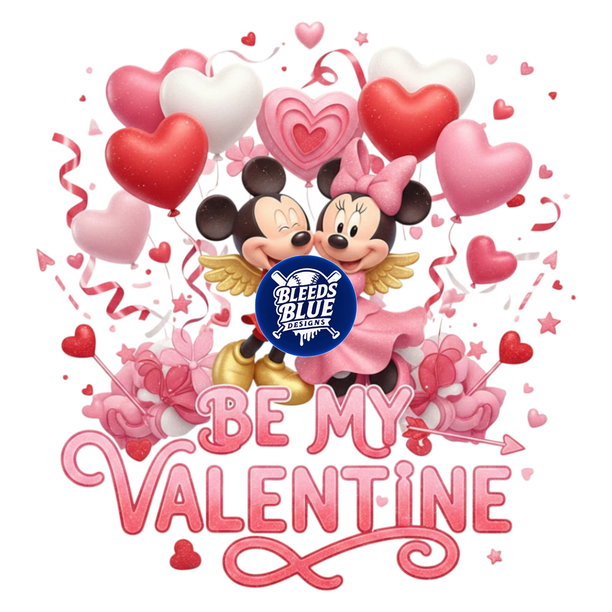 Mickey and Minnie Be My Valentine PNG | Digital Art (6000x6000)