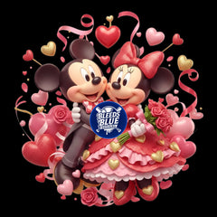 Mickey and Minnie Valentine PNG | Digital Art (6000x6000)