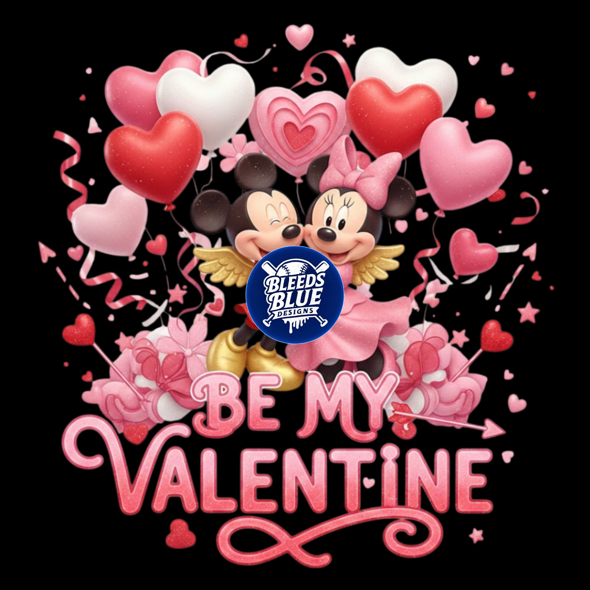 Mickey and Minnie Be My Valentine PNG | Digital Art (6000x6000)