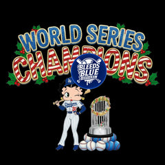Holiday Betty Boop World Series Champion Dodgers PNG | Digital Art (6000x6000)