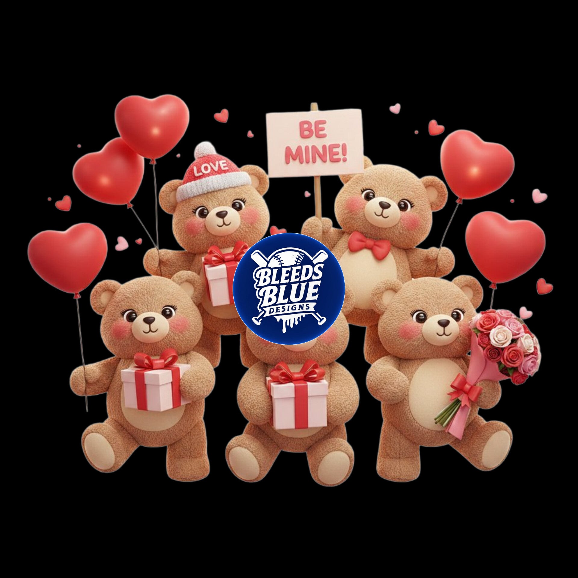 Valentine Bears PNG | Digital Art (6000x6000)