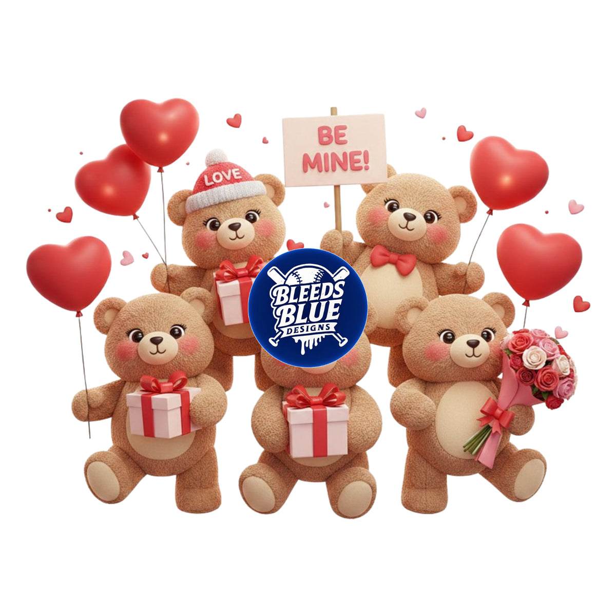 Valentine Bears PNG | Digital Art (6000x6000)