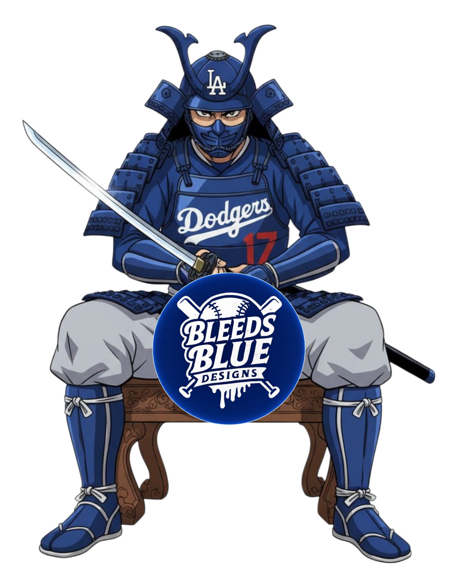 Dodgers Samurai Ohtani 2025 NL MVP PNG | Digital Art (6000x7712)
