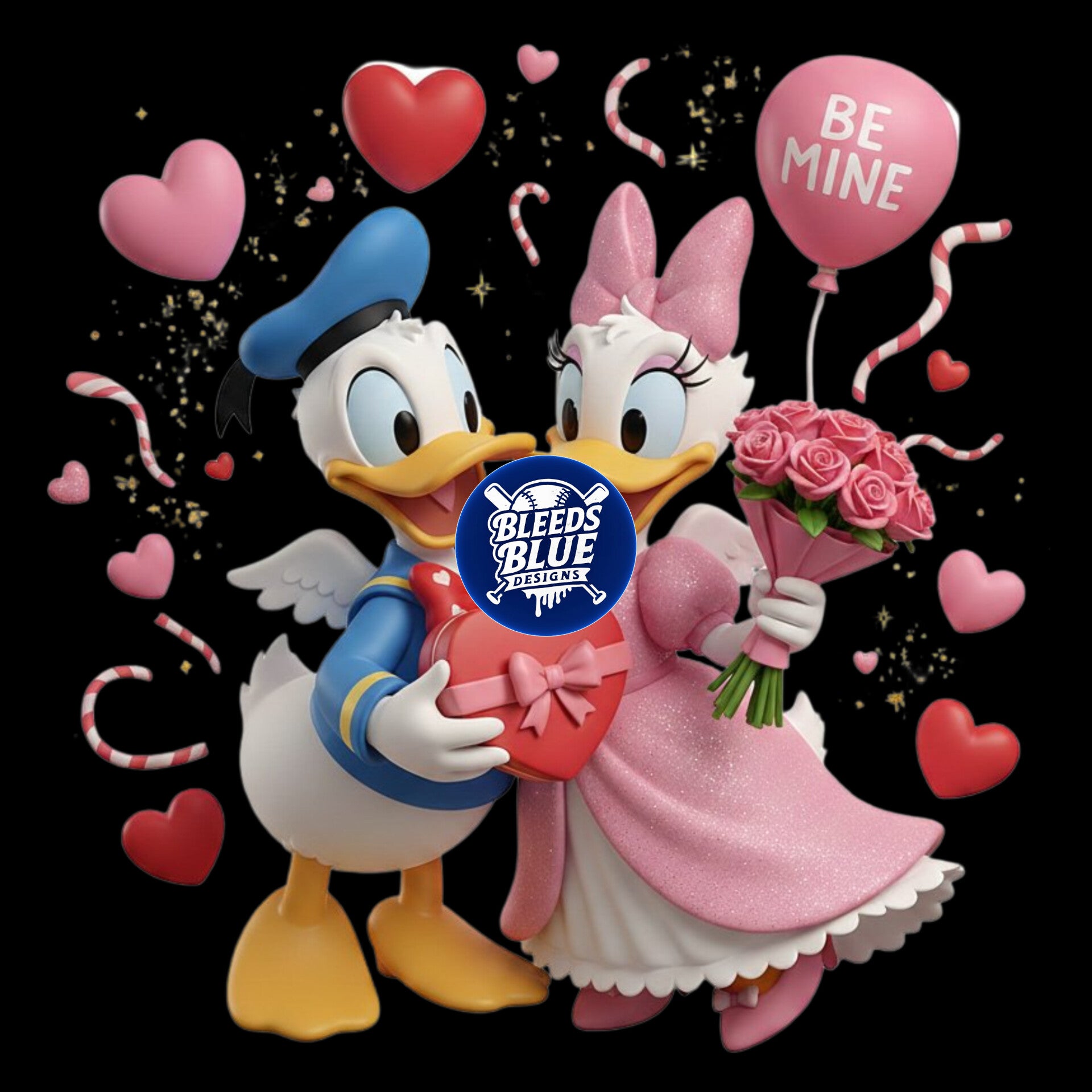 Donald and Daisy Valentine PNG | Digital Art (6000x6000)