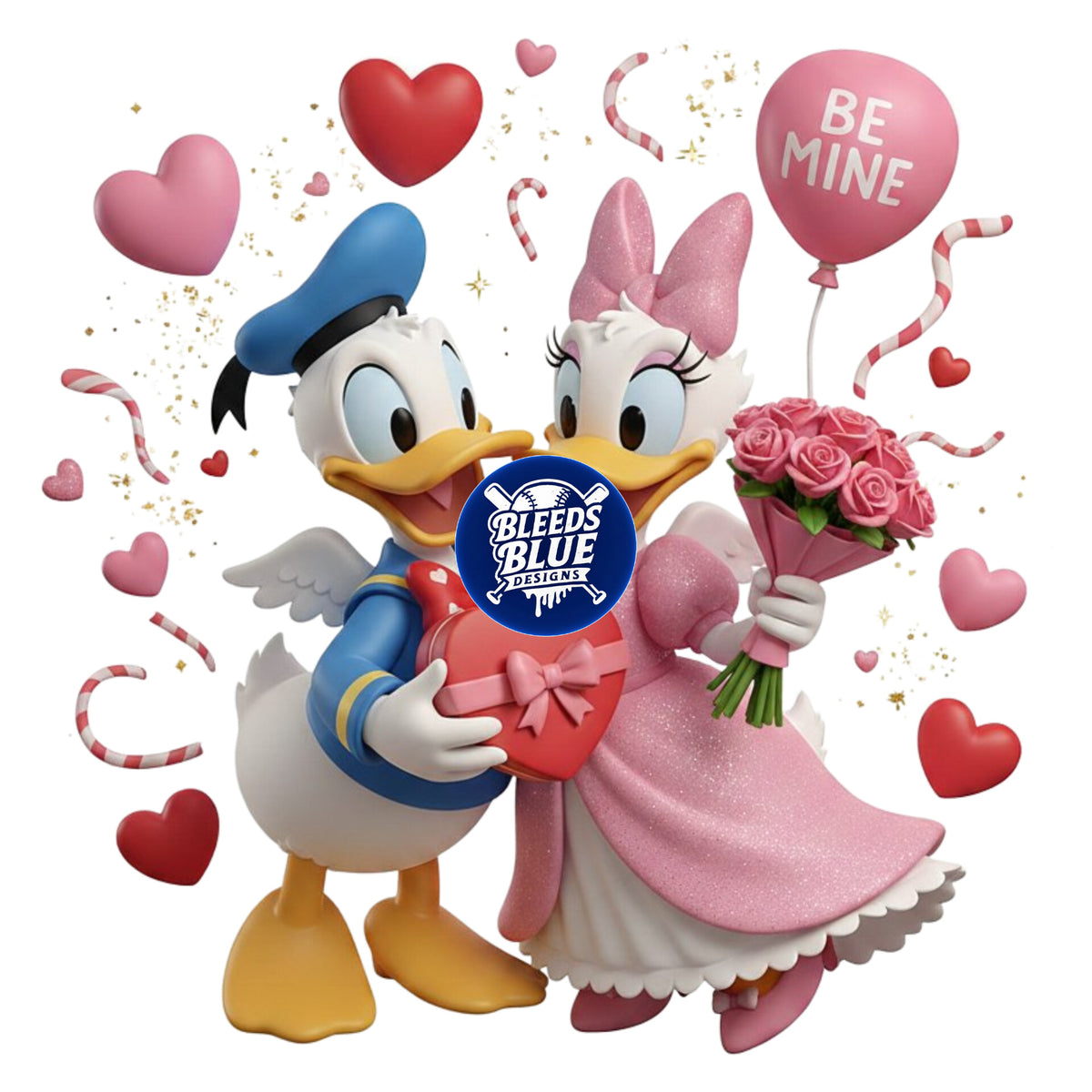 Donald and Daisy Valentine PNG | Digital Art (6000x6000)