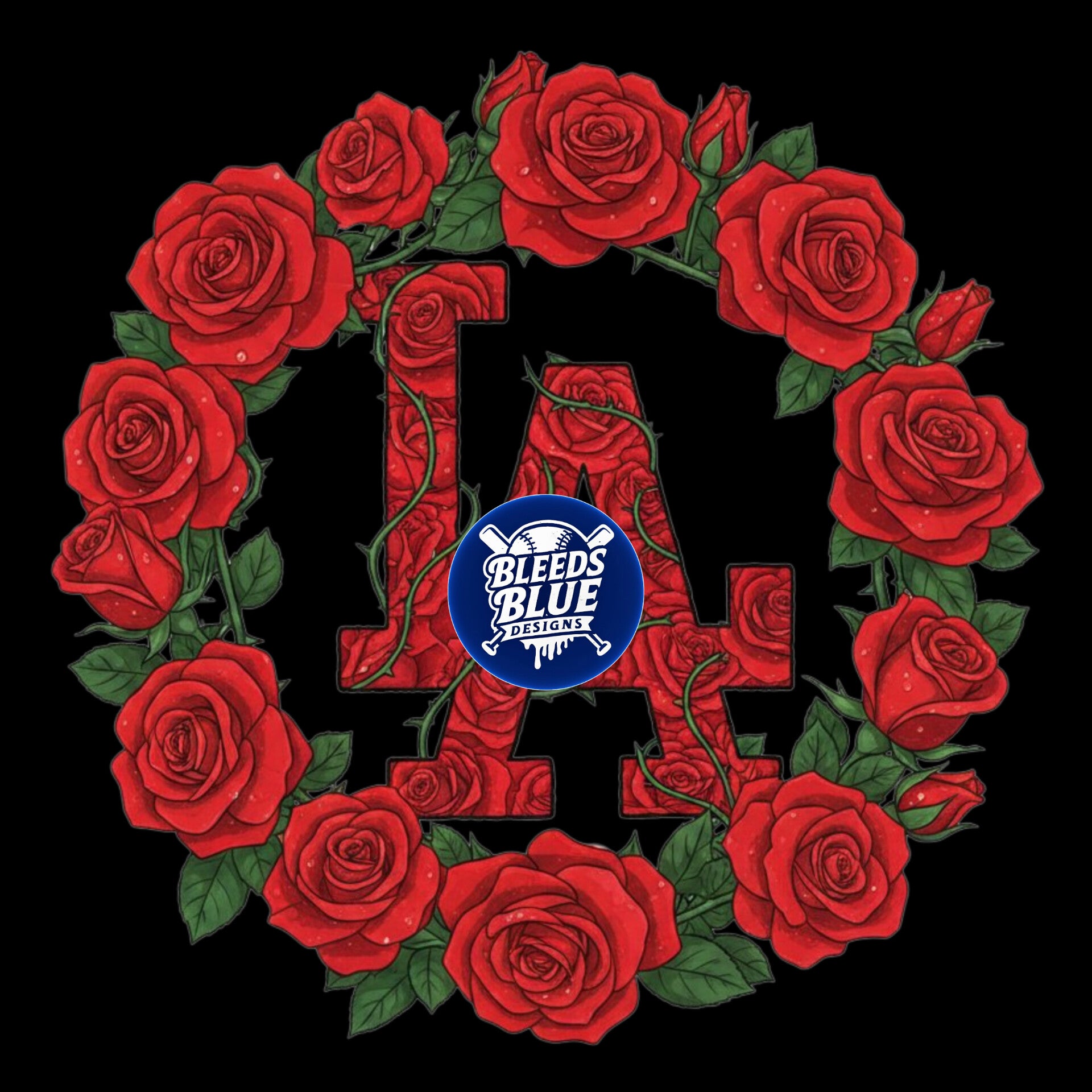 Roses LA Logo PNG | Digital Art (6000x6000)