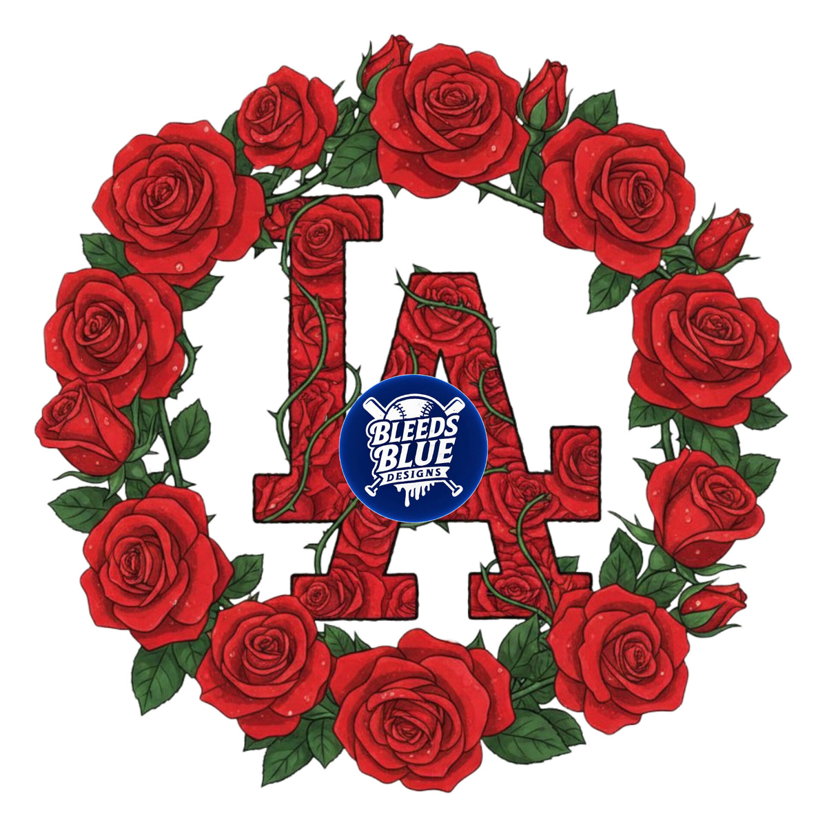 Roses LA Logo PNG | Digital Art (6000x6000)
