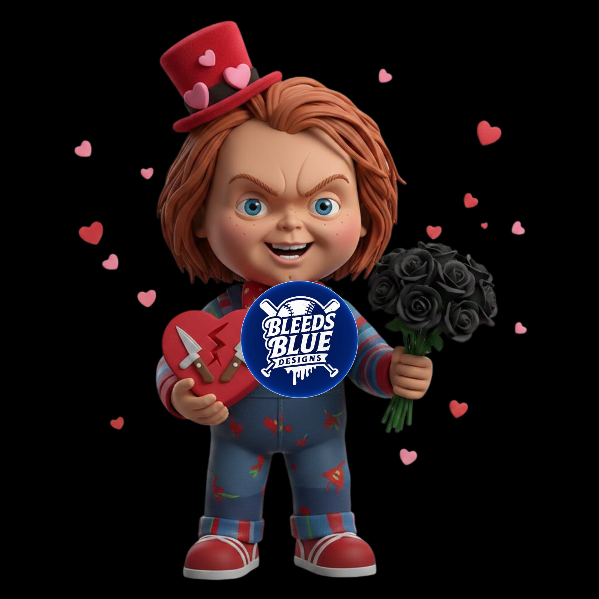 Mini Valentine Chucky PNG | Digital Art (6000x6000)