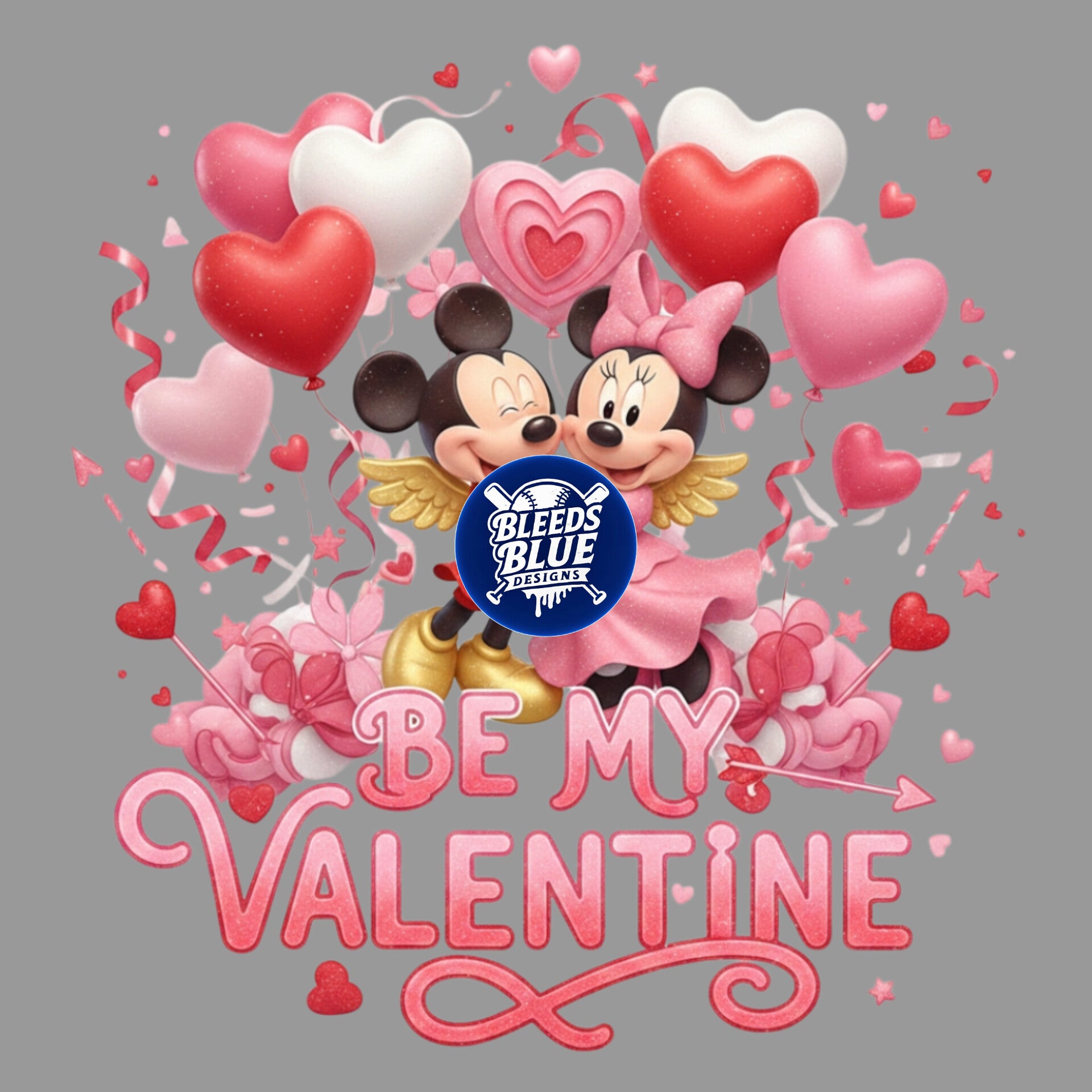Mickey and Minnie Be My Valentine PNG | Digital Art (6000x6000)